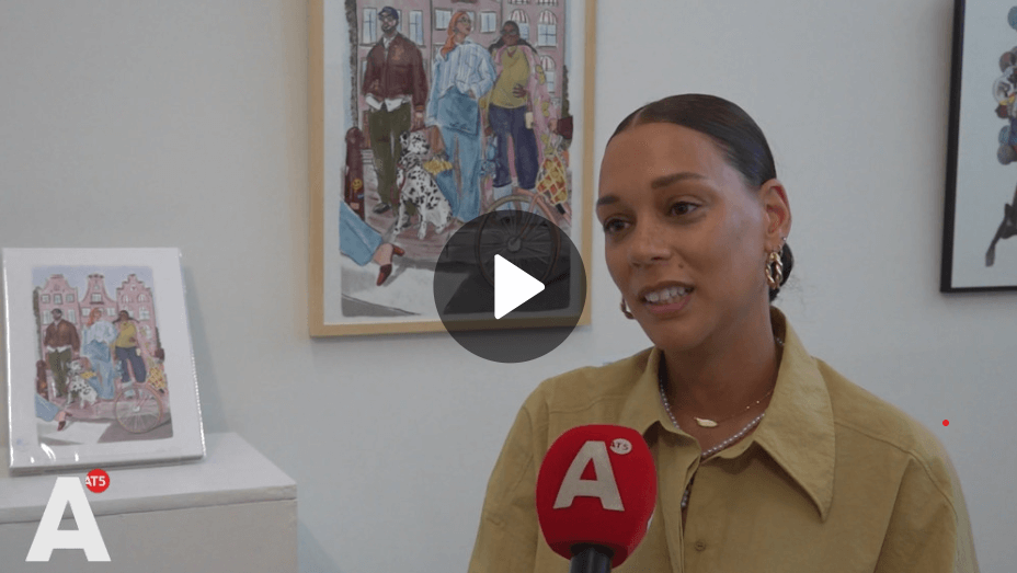 Beeld uit video van uitzending 750 in 750 seconden op AT5