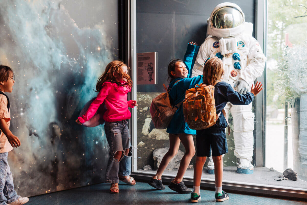 foto van kinderen in ARTIS