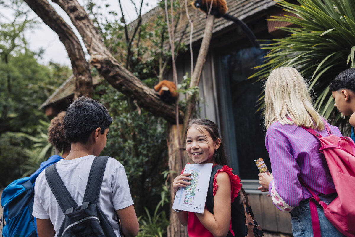 foto van kinderen in dierentuin ARTIS